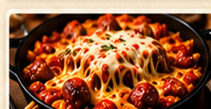 Oven baked spaghetti